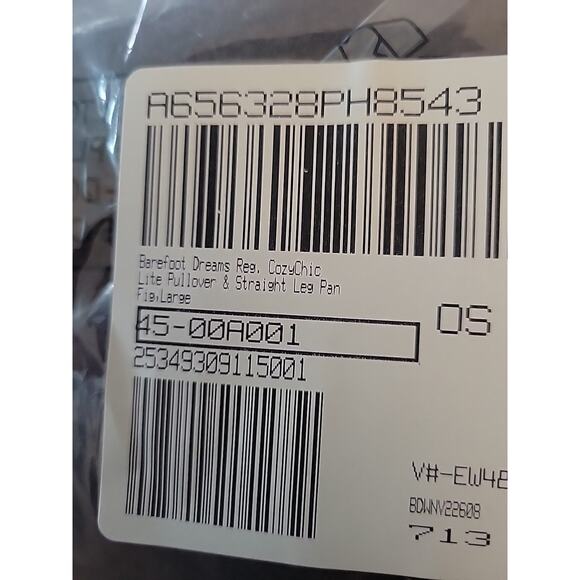 Barefoot Dreams Size Large Fig Wine Lite Pullover & Pant A656328 NWOT MSRP $225 - Picture 11 of 14